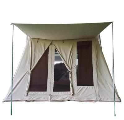 China Extended Type Luxury Bell Tent for Outdoor All Seasons Tents Outdoor Waterproof Camping Hotel Glamping Family Travel Tent for sale