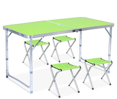 China Folding Table Night Market Stall Folding Table Household Easy Carry Outdoor Folding Dining Table And Chair for sale