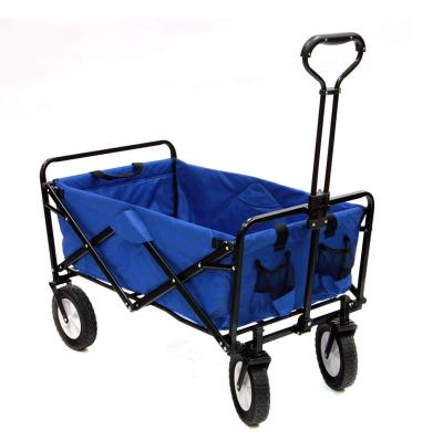 China Tool wheelbarrow IN STOCKS camping outdoor scoop garden cart folding beach cart foldable cart for sale