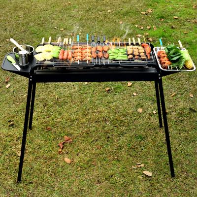 China Wholesale Outdoor Portable BBQ Grill Outdoor Portable Grill Quality Size Carbon Barbecue Independent Easily Cleaned Grill for sale