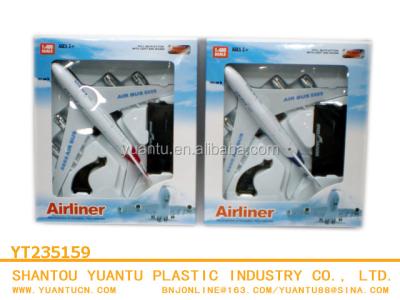 China Pull Back 1:400 Scale Pull Back Metal Airliner Toys Model for sale