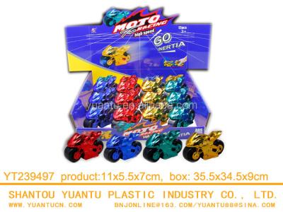 China High Speed ​​Plastic Plating Friction Toy Stunt Friction Motorcycle Toys Plastic Inertia Set for sale