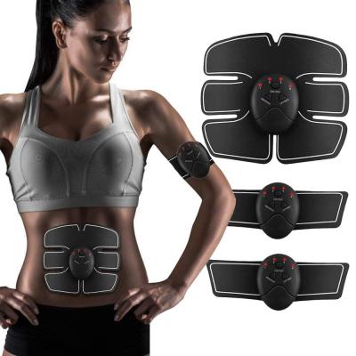 China Portable Smart Electronic EMS Pulse Treatment Massager Abdominal Muscle Trainer Muscle Fitness Body Massager for sale