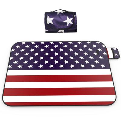 China Outdoor Picnic Custom Aluminum Blanket Hot Sale Promotion Waterproof Mat Rug Travel Picnic for sale