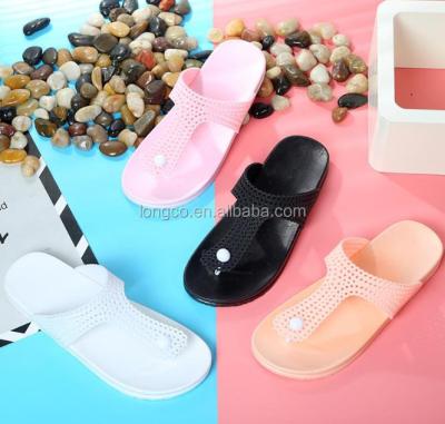 China Flip Flops Wholesale Cheap High Quality Custom Logo Solid Color Beach Sandals Flip Flops for sale