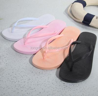 China Flip Flops Wholesale Cheap High Quality Custom Logo Solid Color Beach Sandals Flip Flops for sale