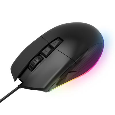 China 2021 Hot Selling Ergonomic Gaming RGB Wired USB Portable Glowing Gaming Mouse For Desktop Computer Notebook Laptop for sale