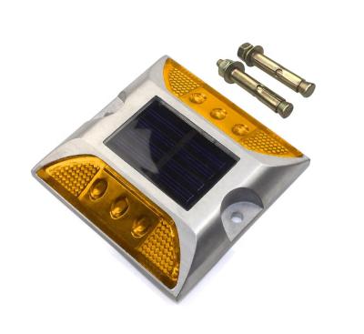 China Roadway Safety Waterproof Led Driveway Light Aluminum Solar Catwalk Road Marker for sale