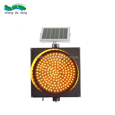 China ABS Alibaba UAE Used 400mm Led Traffic Light Yellow Flashing Solar Sale for sale