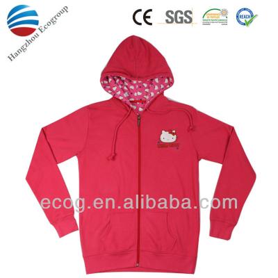 China Sustainable Fashionable Unisex Sweatshirt Couples Hoodie Jacket for sale