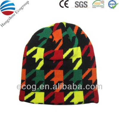 China COMMON 100% New Fashion Acrylic Animal Knit Hat Weave Weave Knit Hat for sale