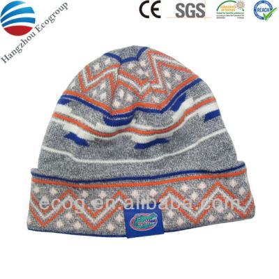 China New 2016 COMMON Knitted Beanie Reflective Knit Hat for sale