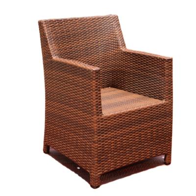 China Modern Black Natural Wood Brown Durable Bestselling Cane Wicker Rattan Back Office Dining Armchair for sale