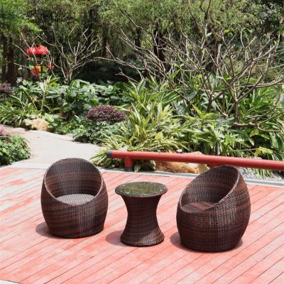 China Modern Designed Outdoor Cafe Garden Furniture Rattan Wicker And Teak Wooden Chair for sale