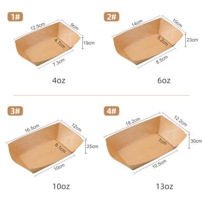 China Disposable Biodegradable Eco-Friendly Factory Wholesale Wrapping Paper Food Tray Disposable Snack Tray Eco Friendly Food Catering for sale