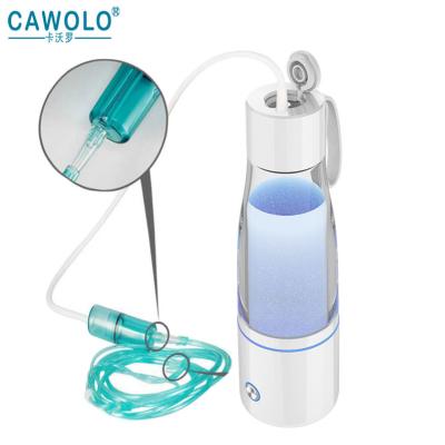 China 2022 Outdoor Portable Hydrogen Water Bottle With Inhaler Water Electrolyzer Hydrogen Price for sale