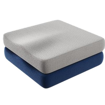 China Aanpasbare vorm Mould Memory Foam Cushion Set 100% polyester fluwelen stof is op maat Te koop