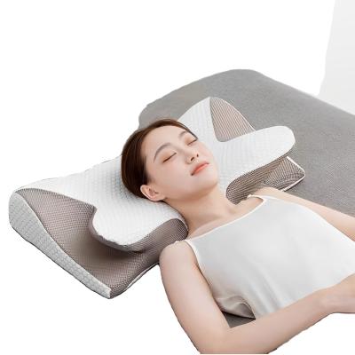 China Memory Foam Butterfly Design Neck Protection Slow Rebound Pillow 100% Polyester 80 for sale