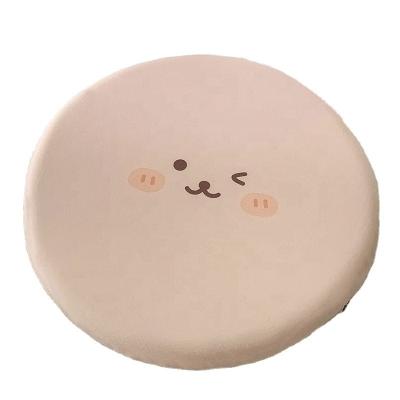 China Anti-Skid Round Memory Foam Chair Seat Cushions with Cute Cartoon Design and Anti-Static for sale