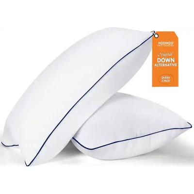 China Queen Size Set of 2 Cooling Hotel Bed Pillows for Healthy Sleep Deep Sleep Home Pillow Cushion for sale