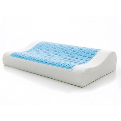 China Easy Sleep Neck Support Memory Foam Pillow Tamanho padrão com almofada de cama de silicone fresca à venda