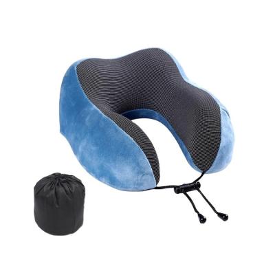 China Memory Foam Neck Pillow Set Anti-Static Soft Neck Support for Cars Planes and Offices for sale