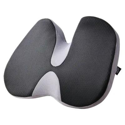 China Custom Logo Accepted Breathable Memory Foam Seat Cushion with High Density Foam Filling for sale