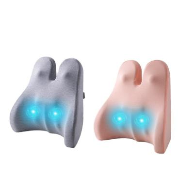 China Ergonomic Rechargeable Electric Back Massage Office Seats Pillows with Silent Massage for sale