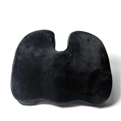 China Breathable U-shape Memory Foam Coccyx Orthopedic Seat Cushion Core for Pure Color for sale