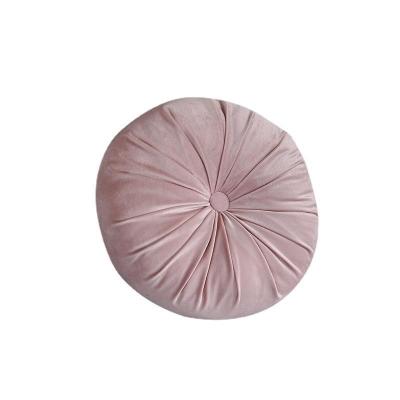 China Household Round Pleated Pumpkin Pillow Sofa Cushion for Home Hotel Office Chair for sale