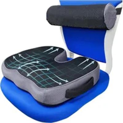 China 100% Polyester Seat Cushion for Home Car Office Chair Support Tailbone Sciatica Relief for sale