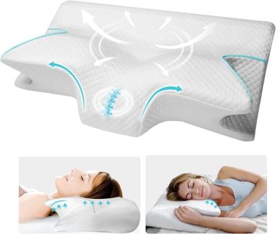 China 100% Bamboo Fiber Orthopedic Pillow for Neck Pain Relief and Improved Sleep for sale