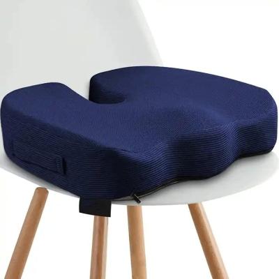 China Memory Foam Chair Pad for Comfortable Health Sitting in Office Chair Lifting Cushion for sale