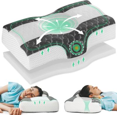 China Memória espuma almofada cervical de contorno ajustável almofada doméstica para alívio da dor dormir à venda