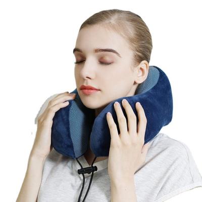 China Ergonomic Design Memory Foam Travel Neck Pillow for Office Car Plane OEM ODM Acceptable for sale