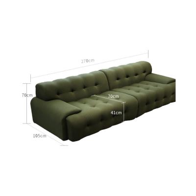 China Muebles de salón contemporáneos Sofas de madera modernos con material de relleno de esponja en venta