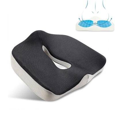 China Anti-Static Cooling Gel Orthopedic Memory Foam Cushion for Office Chair and Car Seat for sale