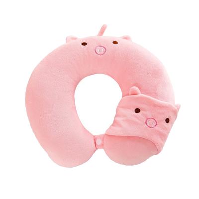 China Unicorn Kids Neck Pillow Customizable Airplane Pillow for Traveling Car Flight Sleeping for sale