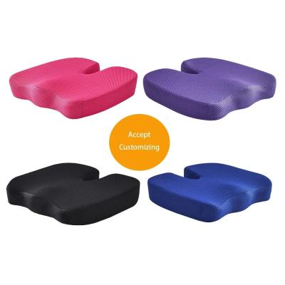 China Comfortable Memory Foam Coccyx Seat Pad for Car Seat Office Chair Driver Wheel Chair for sale