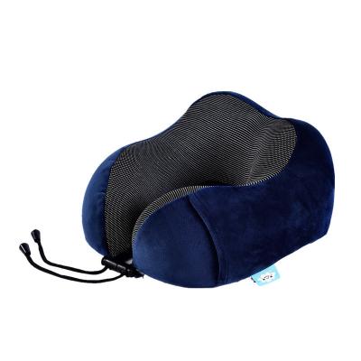 China Travel Neck Guard Nap Pillow Slow Rebound Memory U-shaped Pillow with Magnetic Fabric for sale