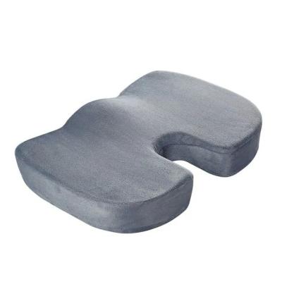 China Office and Home U-Shape Slow Rebound Memory Foam Hip Cushion with Removable Cover for sale