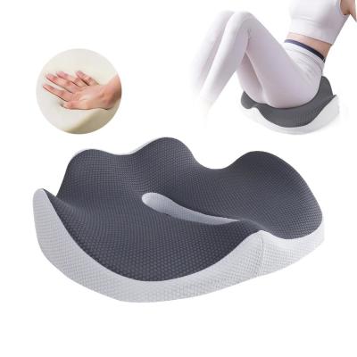 China Anti-Static Knitted Memory Foam Cushion Relieve Tailbone Pressure for Office Chair for sale