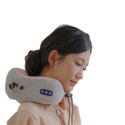 China 5V almohada de masaje para el cuello espuma de memoria para viajar almohada de apoyo para el cuello para viajar en venta