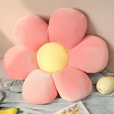 China Office Chair Creative Futon Anti-Bacteria Sunflower Throw Pillow with Small Daisy for sale