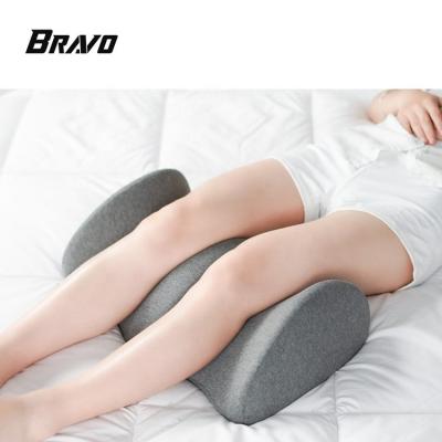 China Bamboo Memory Foam Orthopedic Knee Contour Pillow for Customized Sciatica Pain Relief for sale