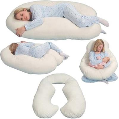 China 100% Cotton Filling U Shaped Body Maternity Pregnancy Sleeping Pillow for Pregnant Women for sale