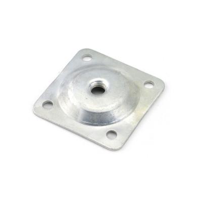 China Industrial Furniture Leg Table Leg Support Plates 67mm*67mm Heavy Duty Plate For Sofa for sale