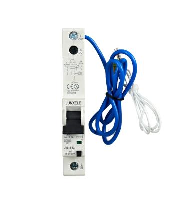 China 1MOD 63A 100mA Single Post RCBO typeA/AC Residual Current Operated Circuit Breaker 10KA for sale