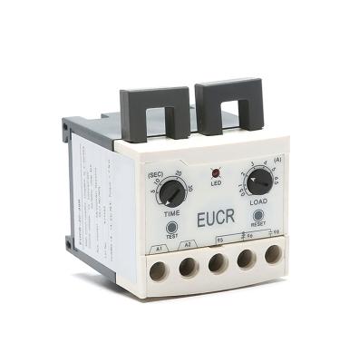 China Electronic Low Current Thermal Motor Overload Relay EUCR-2C Sealed Undercurrent Idling Protector for sale