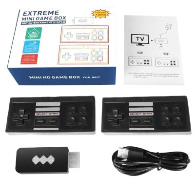 China HDTV/TV/Game Player 2022 4K TV Family Retro Mini Game Stick Y2 Plus Dual Gamepad Wireless HD TV Output Classic 818 Games Console for sale